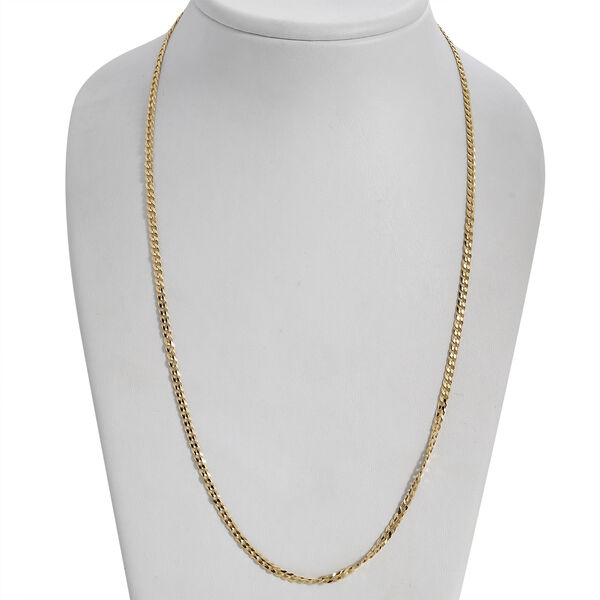 Panzerkette 56 cm in 925 Silber vergoldet image number 1