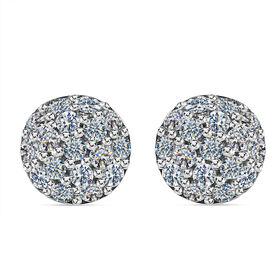 Moissanit Ohrringe - 0,44 ct.