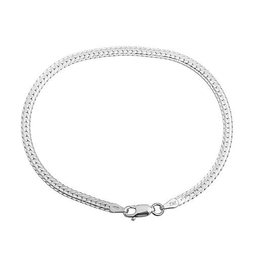 Fischgrät Armband, 925 Silber, ca.19 cm, ca. 3,51g image number 0