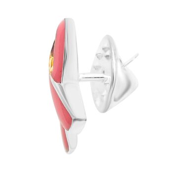 Reine Legierung emailliert Brosche (7-8 Werktage Lieferzeit) 1,00g