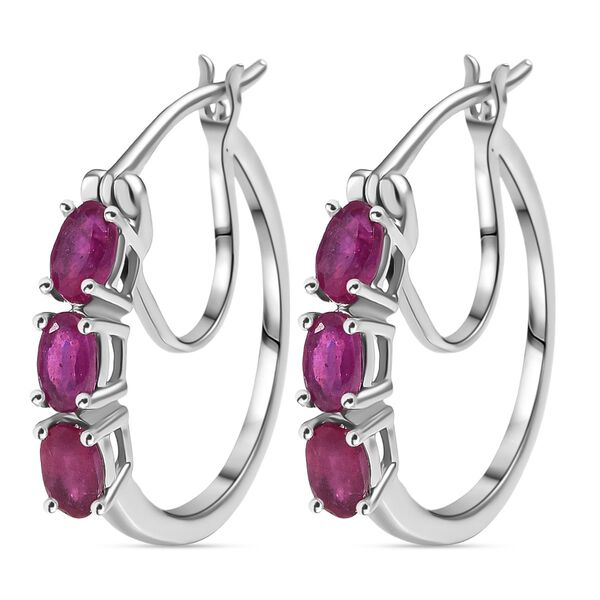 Afrikanische Rubin Ohrringe - 2,18 ct. image number 4