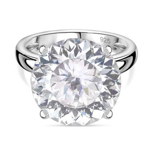 Moissanit Ring - 11,52 ct. image number 0
