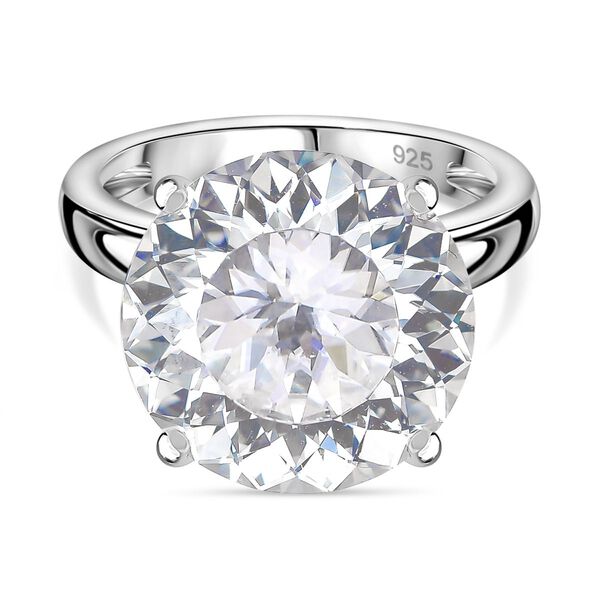 Moissanit Ring - 11,52 ct.