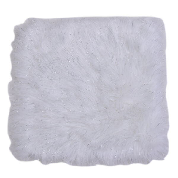 Luxus Kunstfell Glitzer Teppich, Gr&ouml;&szlig;e 100x180 cm, Silber weiss image number 12