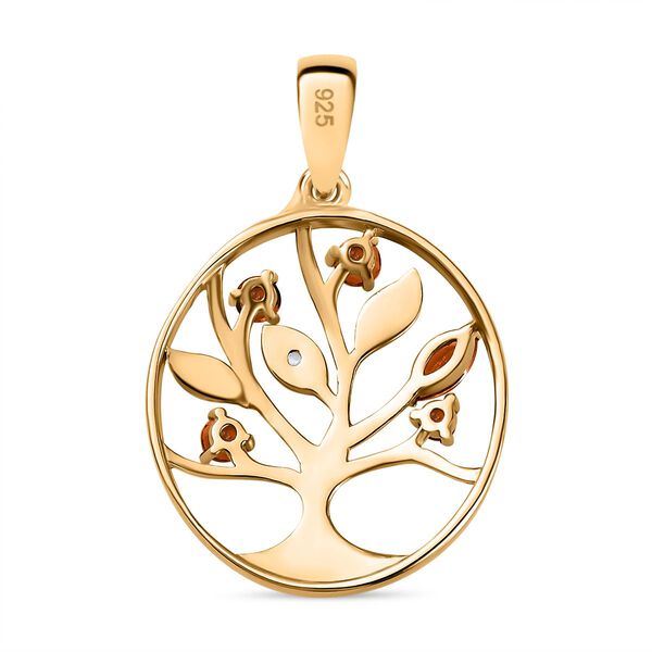 Nat&uuml;rlicher Mosambik Granat und Zirkon-Anh&auml;nger - 0,59 ct. image number 5