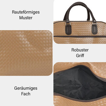Kleine Reisetasche, kaffeefarben
