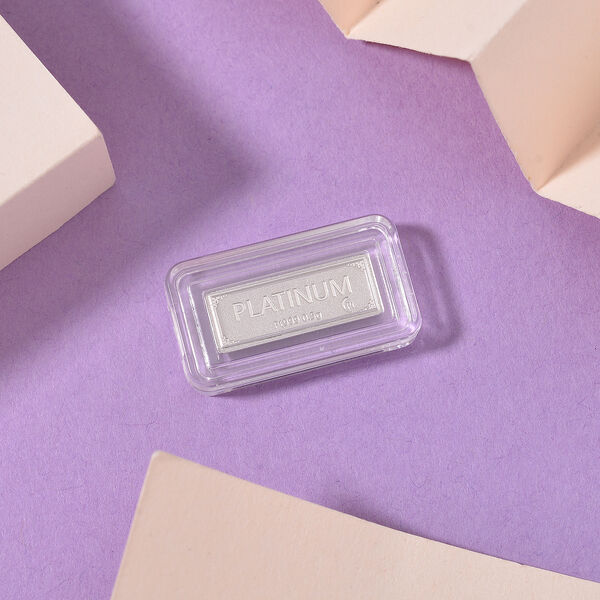 999 Platin Barren, 0,5g image number 1