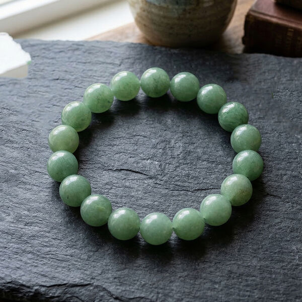 Gr&uuml;ner Aventurin Armband Flexibel, ca. 215.00 ct image number 2