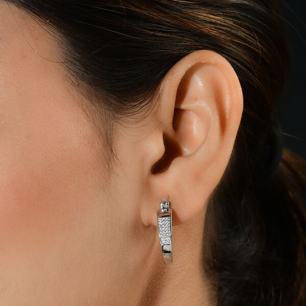 Moissanit Creolen - 0,21 ct. image number 3