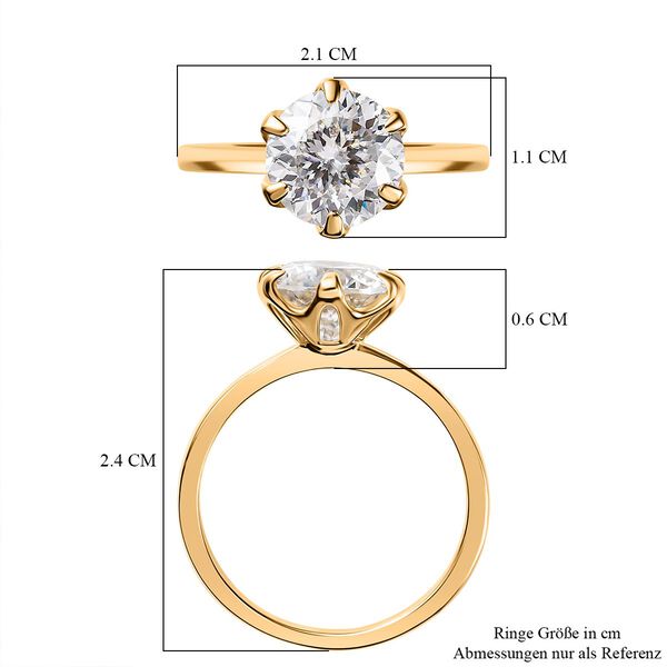 Moissanit Ring- 2,17 ct. image number 5