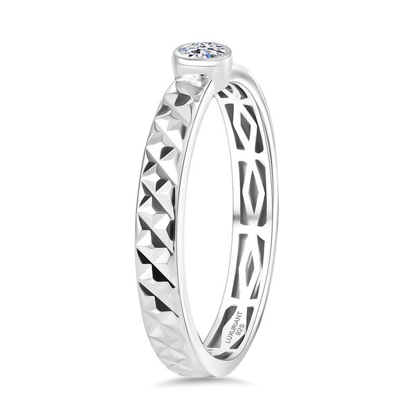 LUXURIANT DIAMOND - Lab Grown Diamant VS-EF Ring 925 Silber rhodiniert (Gr&ouml;&szlig;e 21.00) ca. 0,25 ct image number 5