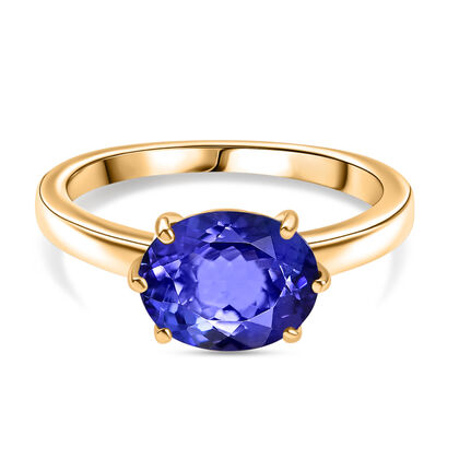 AAAA Tansanit Ring 585 Gold (Gr&ouml;&szlig;e 18.00) ca. 2.72 ct