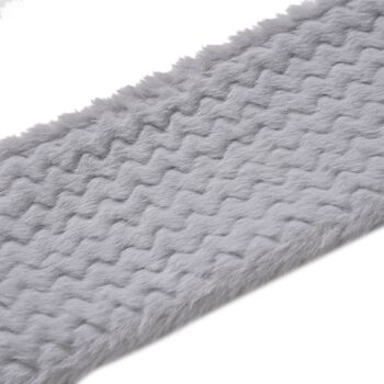 Pl&uuml;sch Hut-und-Schal-Set, Winddicht und kuschelig, dunkelbraun