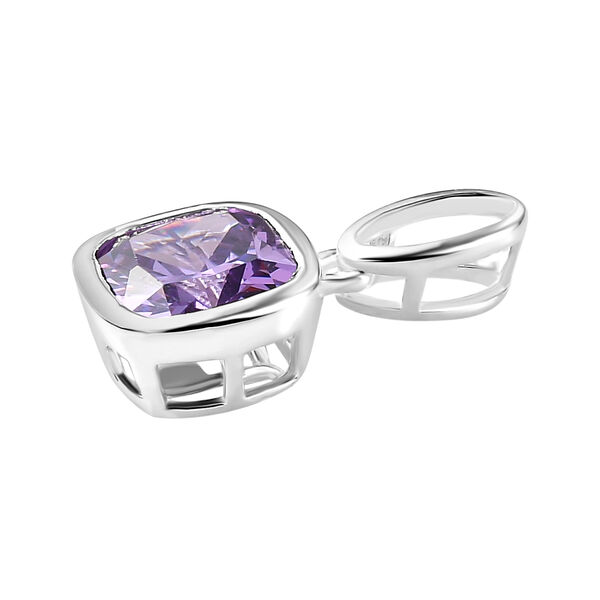 LUSTRO STELLA - Amethyst Zirkonia-Anh&auml;nger, 925 Silber ca. 3,59 ct image number 4