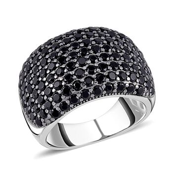 Schwarzer Spinell-Ring - 0,65 ct.
