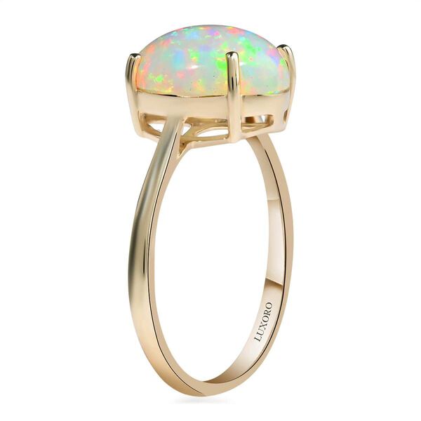 AAA Nat&uuml;rlicher, &auml;thiopischer Welo Opal Ring 417 Gold (Gr&ouml;&szlig;e 16.50) ca. 2.40 ct image number 4