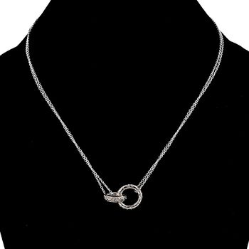 Royal Bali Kollektion- Drachenhaut-Textur verflochtener Anh&auml;nger mit 76 cm Kette