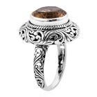 Royal Bali - Citrin Ring, 925 Silber, (Größe 17.00) ca. 6.43 ct image number 3