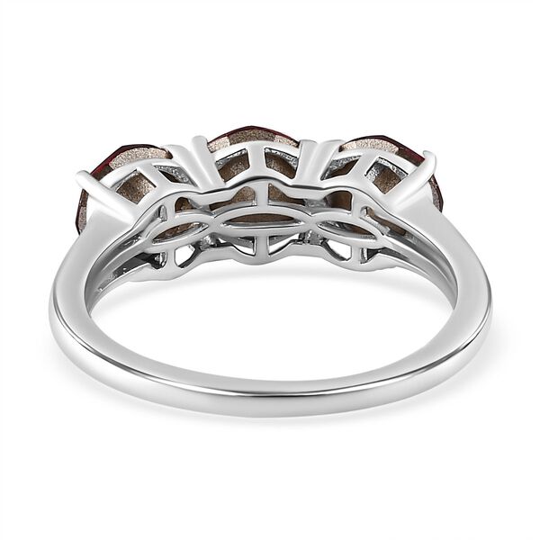 Rubin Kristall Schmuckset 925 Silber image number 6