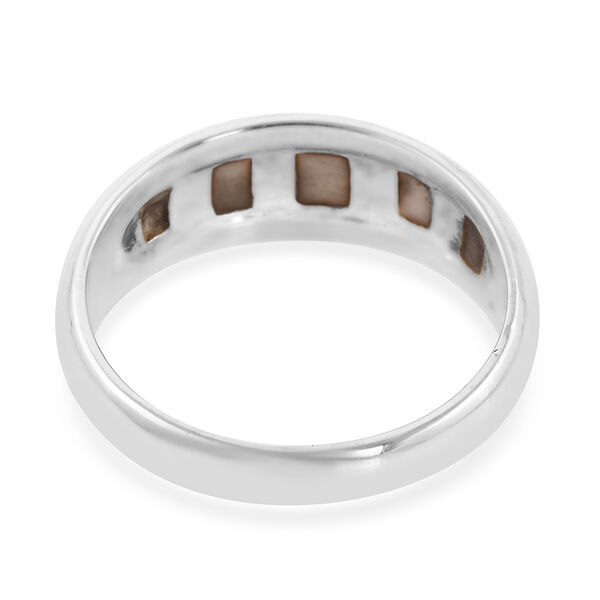 Royal Bali Kollektion - Perlmutt Ring 925 Silber image number 5