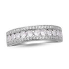 Lustro Stella - weißer Zirkonia-Ring, 925 Silber rhodiniert (Größe 16.00) ca. 1,05 ct