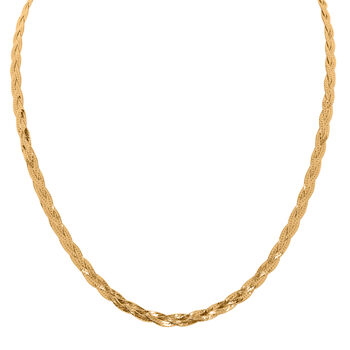 925 Silber vergoldet Kette ca. 45 cm ca. 7,40g