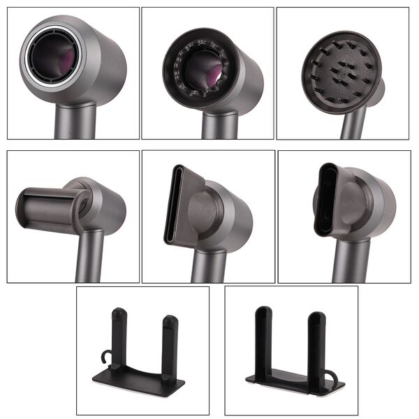 Haartrockner mit 5 Ersatzk&ouml;pfen, 1500 W image number 6