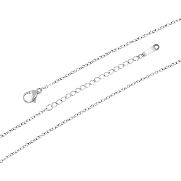 3er-Set - Wei&szlig;er Zirkonia-Anh&auml;nger mit 50cm Kette und Ohrringe - 3ct. image number 4