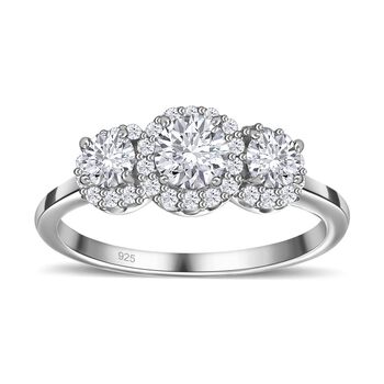 Moissanit Ring - 0,98 ct.