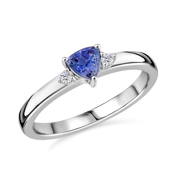 D'Joy Tansanit und Moissanit Schmuck, 925 Silber rhodiniert - 1,15 ct. image number 4