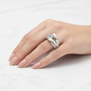 D'Joy 925 Silber Ring (Gr&ouml;&szlig;e 19.00) ca. 7,55g