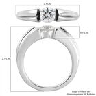 LUSTRO STELLA Hergestellt mit Feinster ZIRKONIA Ring 925 Silber platiniert image number 6