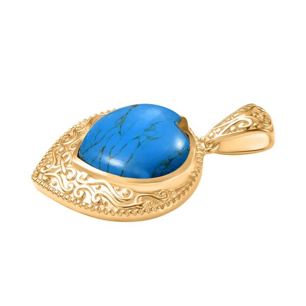 EverTrue blauer T&uuml;rkis Anh&auml;nger - 17,54 ct. image number 4