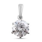 LUSTRO STELLA Hergestellt mit Feinster ZIRKONIA Solit&auml;r Anh&auml;nger 925 Silber platiniert