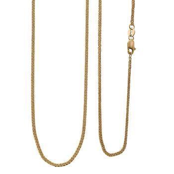 375 Gold Spiga Halskette, ca. 75 cm, ca. 2,00g