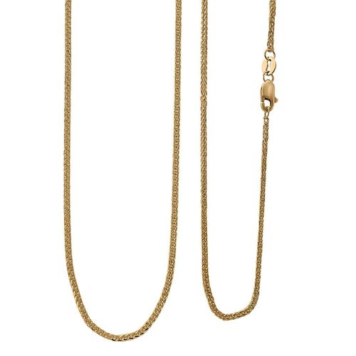 Spiga Halskette in 375 Gelbgold, 75cm image number 0
