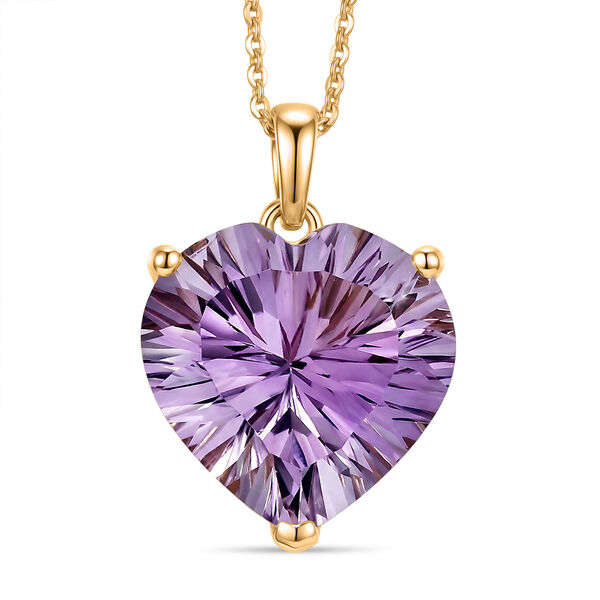 D'Joy AA Rose De France Amethyst Ring und Anh&auml;nger mit 50cm Kette image number 1