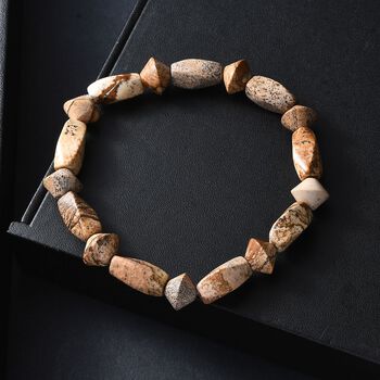 Bild Jasper Armband Flexibel (18 cm), ca. 94.00 ct