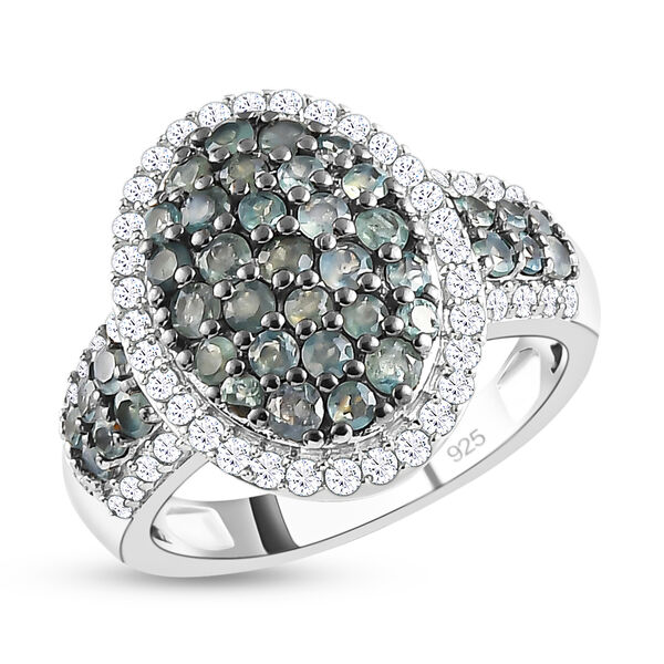 Alexandrit und Zirkon-Ring - 1,91 ct. image number 4