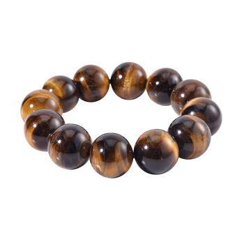 Gelbes Tigerauge Armband (19-21 mm), 18 cm, ca. 650.00 ct