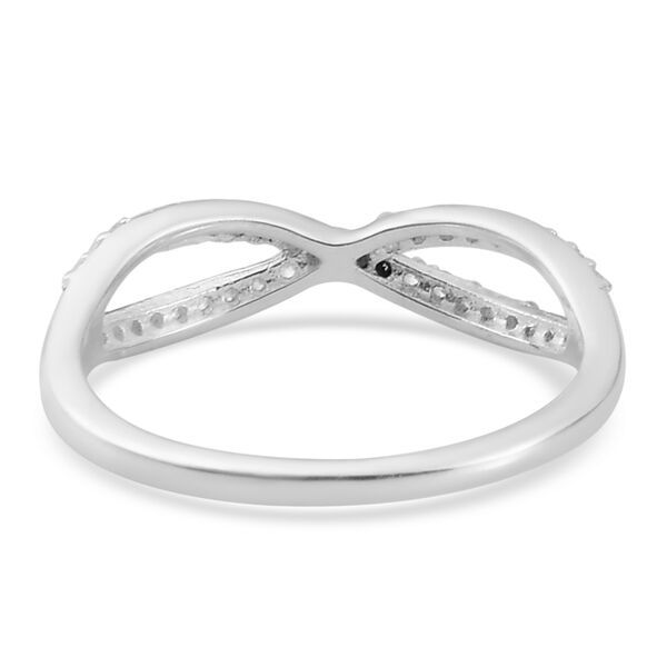 LUSTRO STELLA - Zirkonia-Infinity-Ring in Silber, 0,34 ct. image number 6
