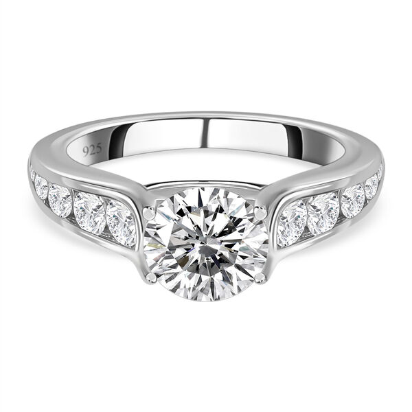 Moissanit Ring mit Schild-Schliff - 1,92 ct.