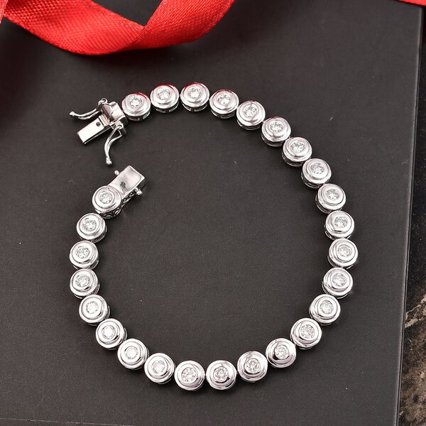 LUXURIANT DIAMOND - Lab Grown Diamant SI-GH Armband ca. 19 cm 925 Silber rhodiniert ca. 4.00 ct image number 1