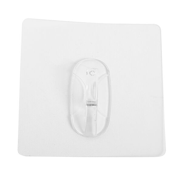 Zauberhaken aus Kunststoff, 1 Jumbo und 1 gro&szlig;, Transparent image number 2