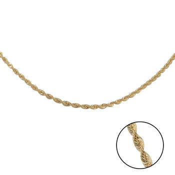 Italienische Diamantschliff Kordelkette, ca. 92 cm, 375 Gelbgold ca. 4,53g