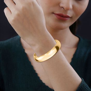 Goldfarbener Armreif, ca. 18.5 cm, ca. 65,00g