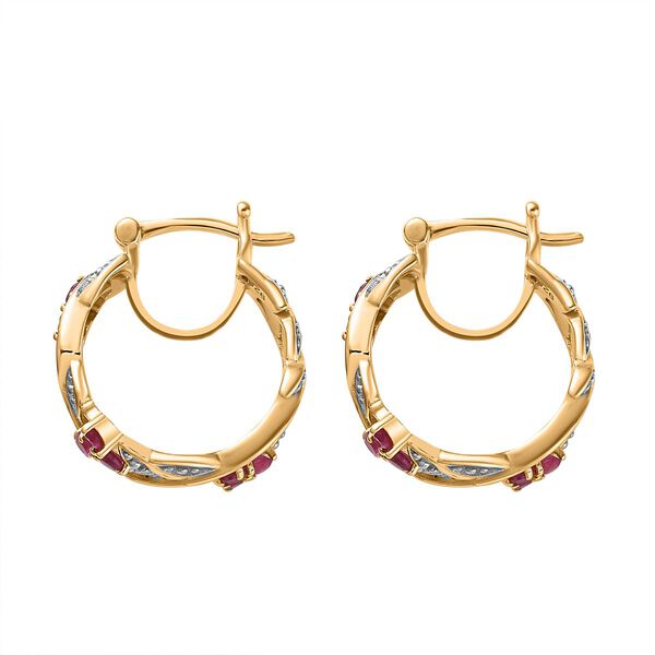 ALLORO AA afrikanische Rubin-Ohrringe - 0,99 ct. image number 6