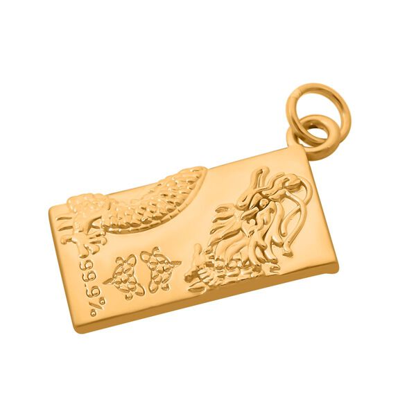Barren-Anhänger in 999 Gold, 1 Gramm image number 3