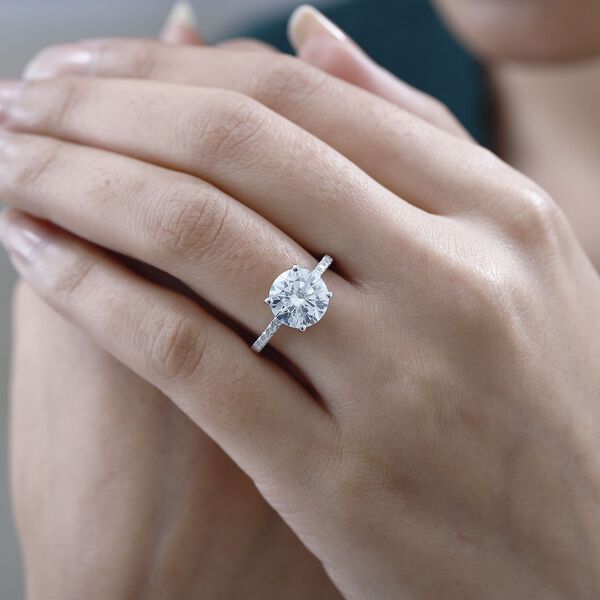 Moissanit Ring - 3,59 ct. image number 9