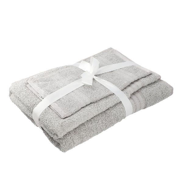 3er-Set - Frotteehandt&uuml;cher aus 100% &auml;gyptischer Baumwolle, Grau image number 3